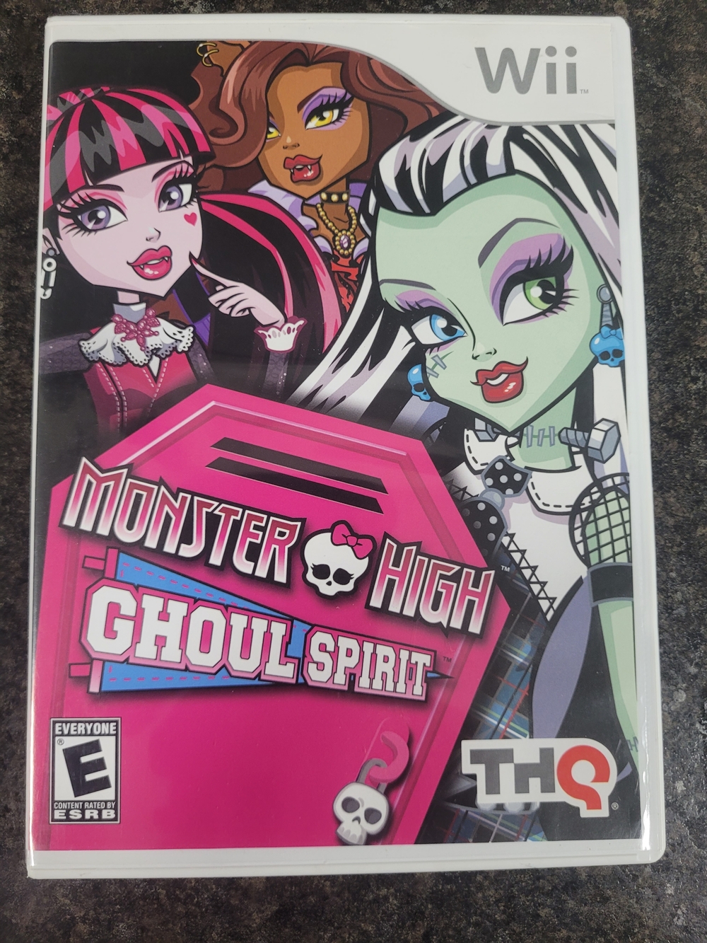 Nintendo Wii Monster High Ghoul Spirit — Pink, Black, Green, Purple
